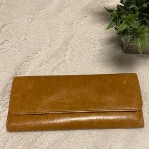 HOBO trifold leather wallet